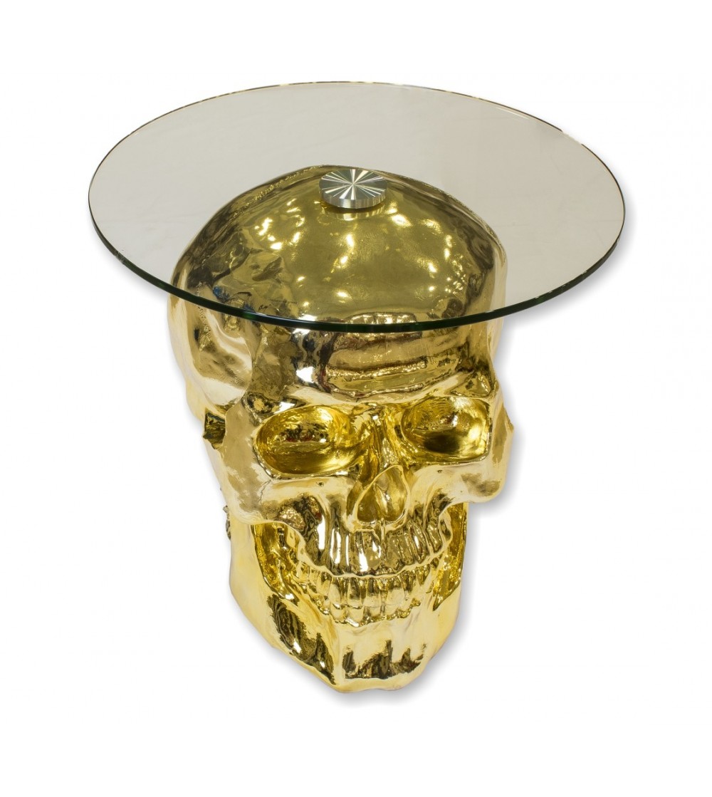 Skull table -Golden-