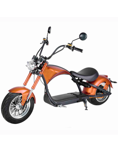 E-Chopper registriertes elektrisches Motorrad, 2000w, 20Ah. Orange
